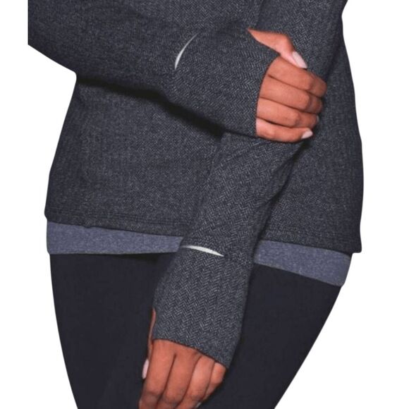 LULULEMON ATHLETICA Kanto Catch Me 1/2 Zip Pullover Size 8 - Picture 4 of 8